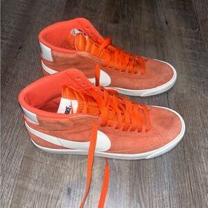 Orange Nike Blazers